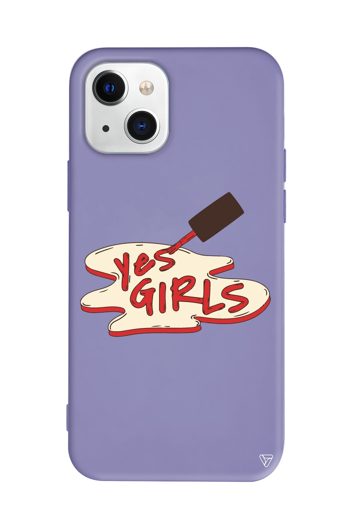 Yes Girls Lansman Model İçi Kadife Silikon Telefon Kılıfı – Plus Serisine Özel
