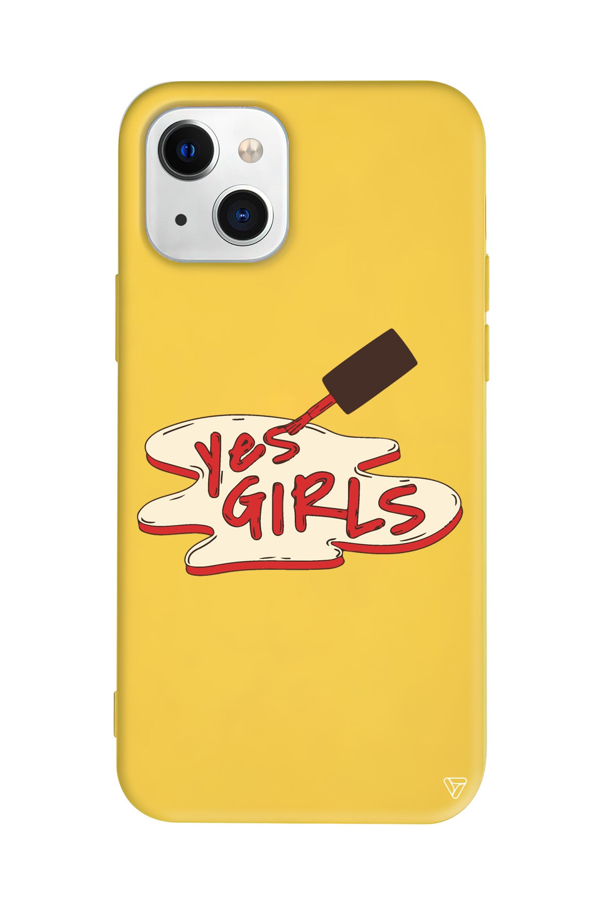 Yes Girls Lansman Model İçi Kadife Silikon Telefon Kılıfı