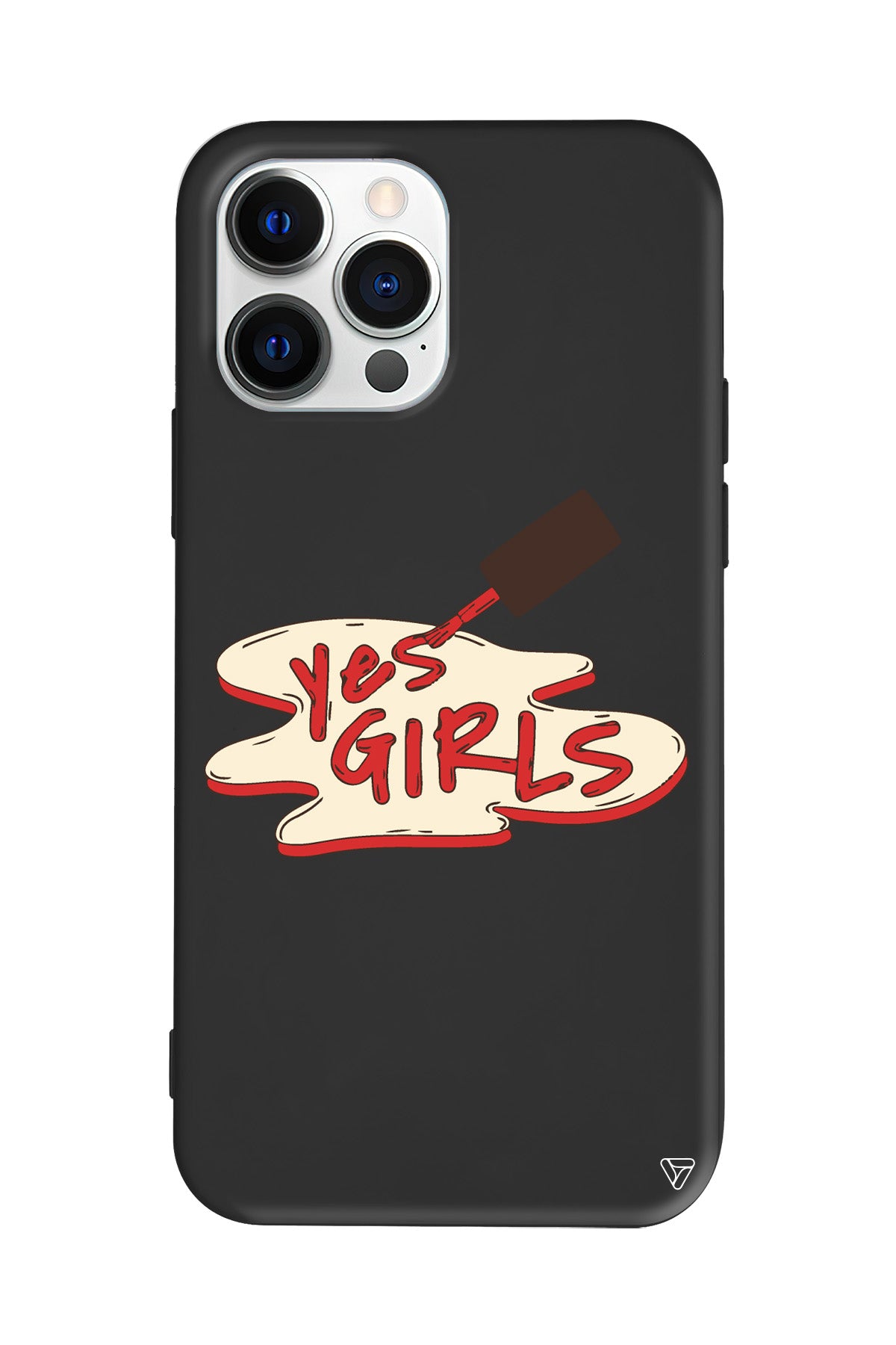 Yes Girls Lansman Model İçi Kadife Silikon Telefon Kılıfı