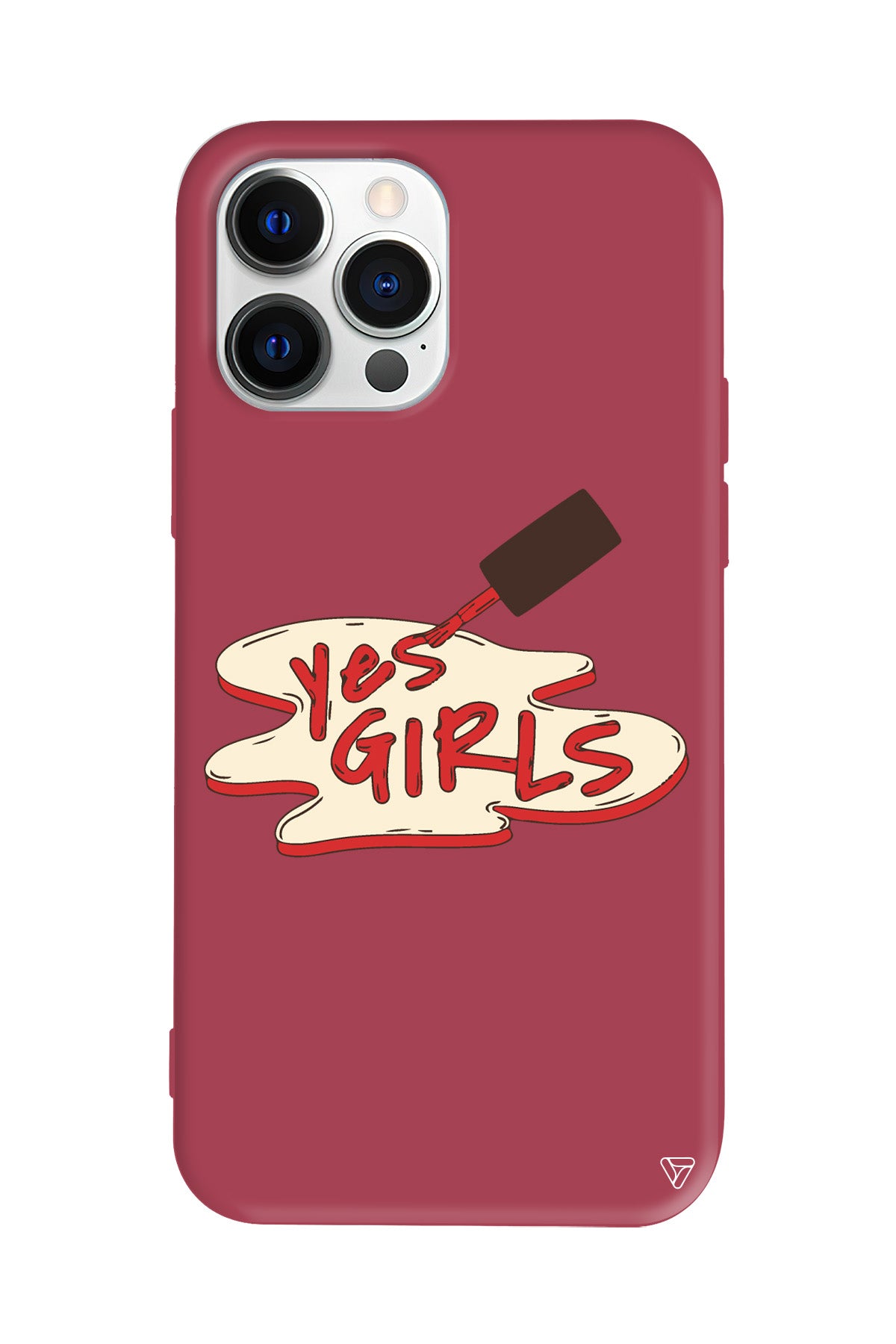 Yes Girls Lansman Model İçi Kadife Silikon Telefon Kılıfı