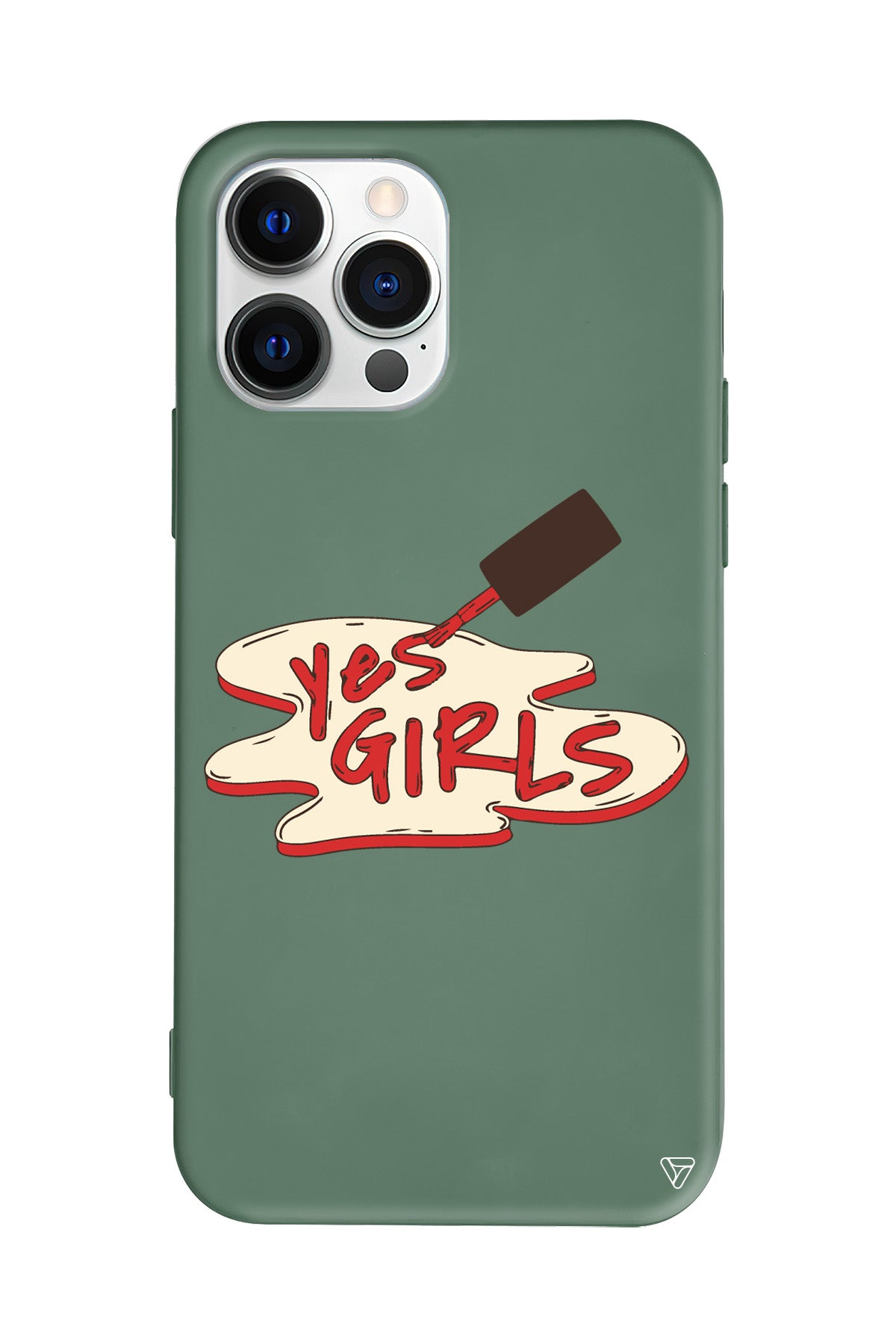 Yes Girls Lansman Model İçi Kadife Silikon Telefon Kılıfı