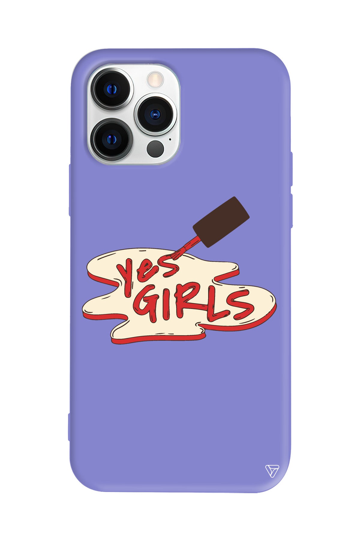 Yes Girls Lansman Model İçi Kadife Silikon Telefon Kılıfı