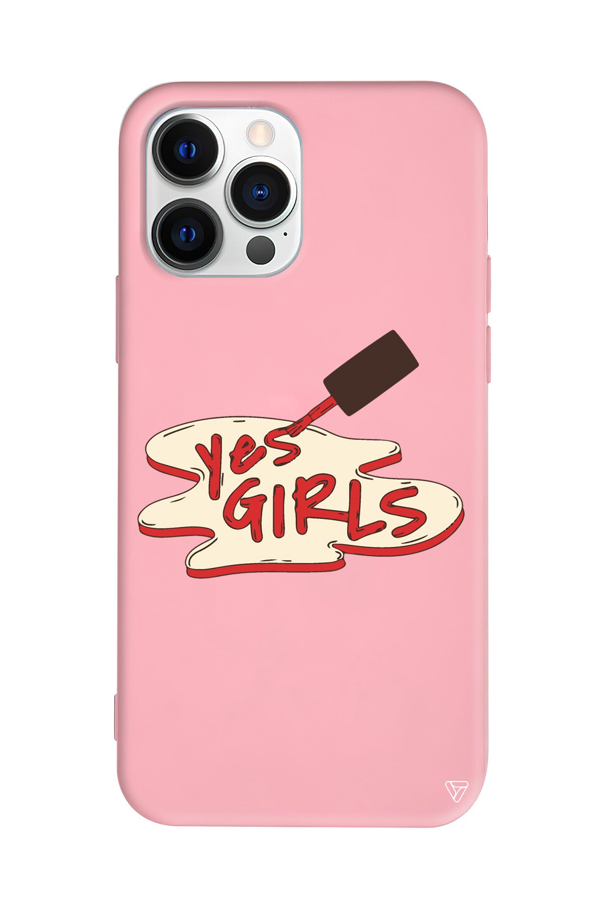 Yes Girls Lansman Model İçi Kadife Silikon Telefon Kılıfı