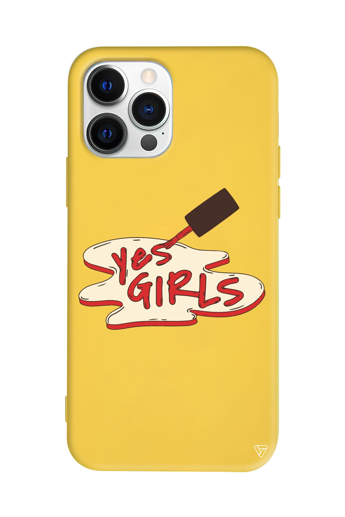 Yes Girls Lansman Model İçi Kadife Silikon Telefon Kılıfı
