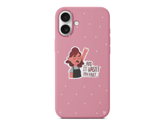 My Fault Lansman Model İçi Kadife Silikon Telefon Kılıfı – Plus Serisine Özel