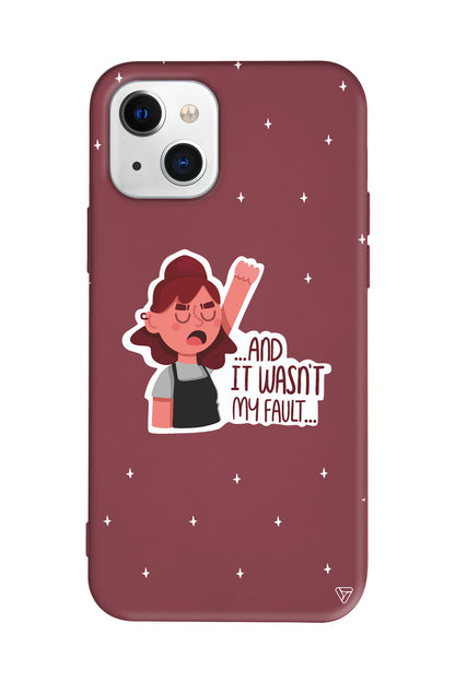 My Fault Lansman Model İçi Kadife Silikon Telefon Kılıfı – Plus Serisine Özel