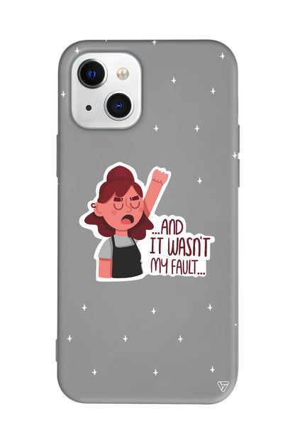 My Fault Lansman Model İçi Kadife Silikon Telefon Kılıfı – Plus Serisine Özel