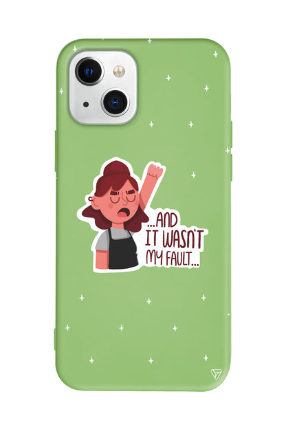 My Fault Lansman Model İçi Kadife Silikon Telefon Kılıfı – Plus Serisine Özel