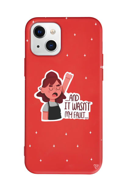 My Fault Lansman Model İçi Kadife Silikon Telefon Kılıfı – Plus Serisine Özel