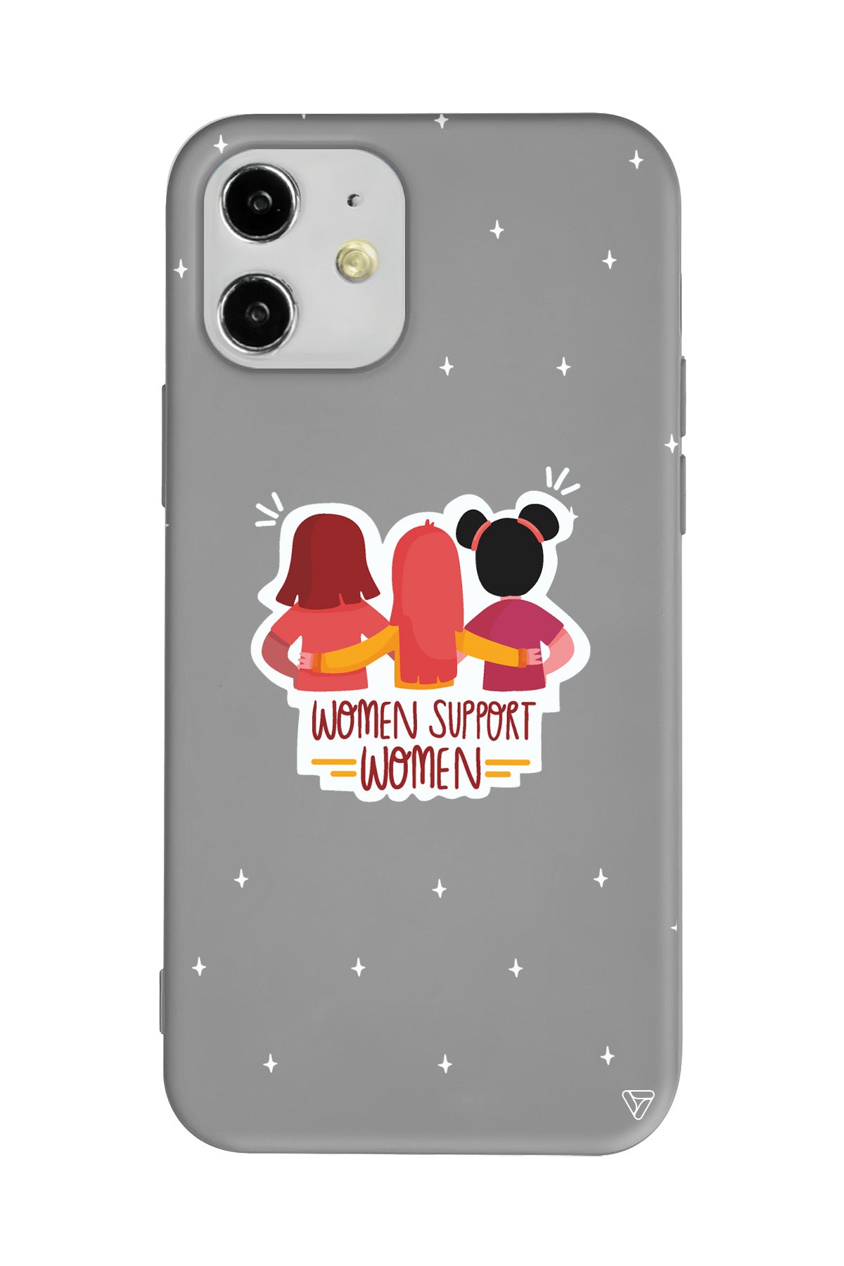 Woman Support Lansman Model İçi Kadife Silikon Telefon Kılıfı