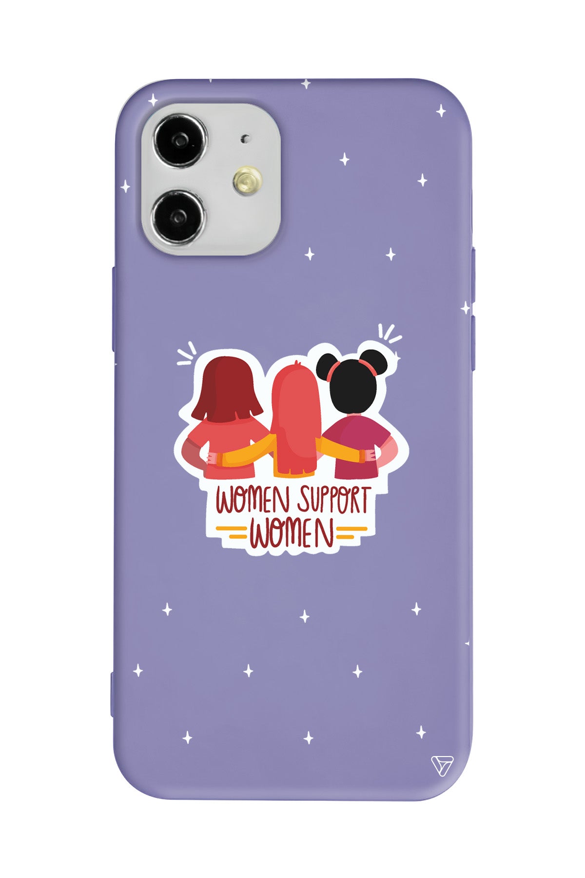 Woman Support Lansman Model İçi Kadife Silikon Telefon Kılıfı