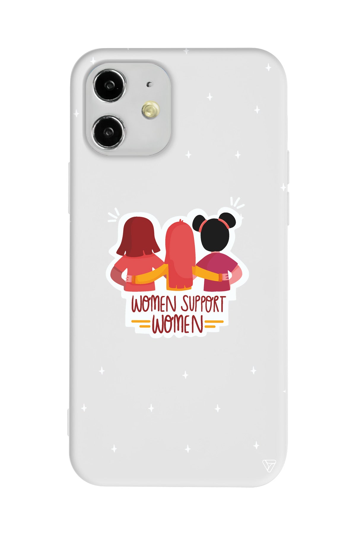 Woman Support Lansman Model İçi Kadife Silikon Telefon Kılıfı