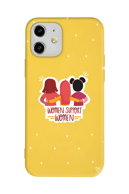 Woman Support Lansman Model İçi Kadife Silikon Telefon Kılıfı