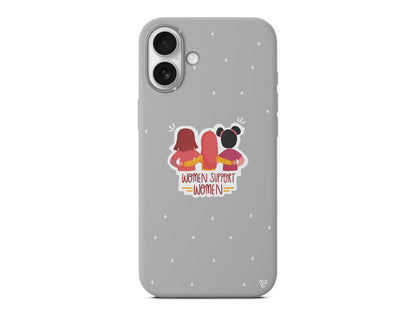 Woman Support Lansman Model İçi Kadife Silikon Telefon Kılıfı – Plus Serisine Özel