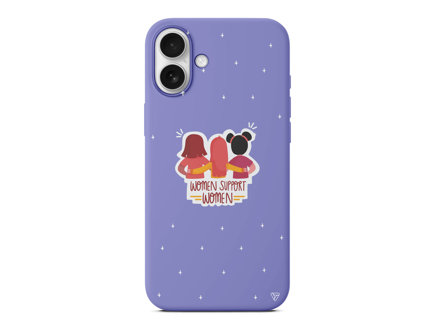 Woman Support Lansman Model İçi Kadife Silikon Telefon Kılıfı