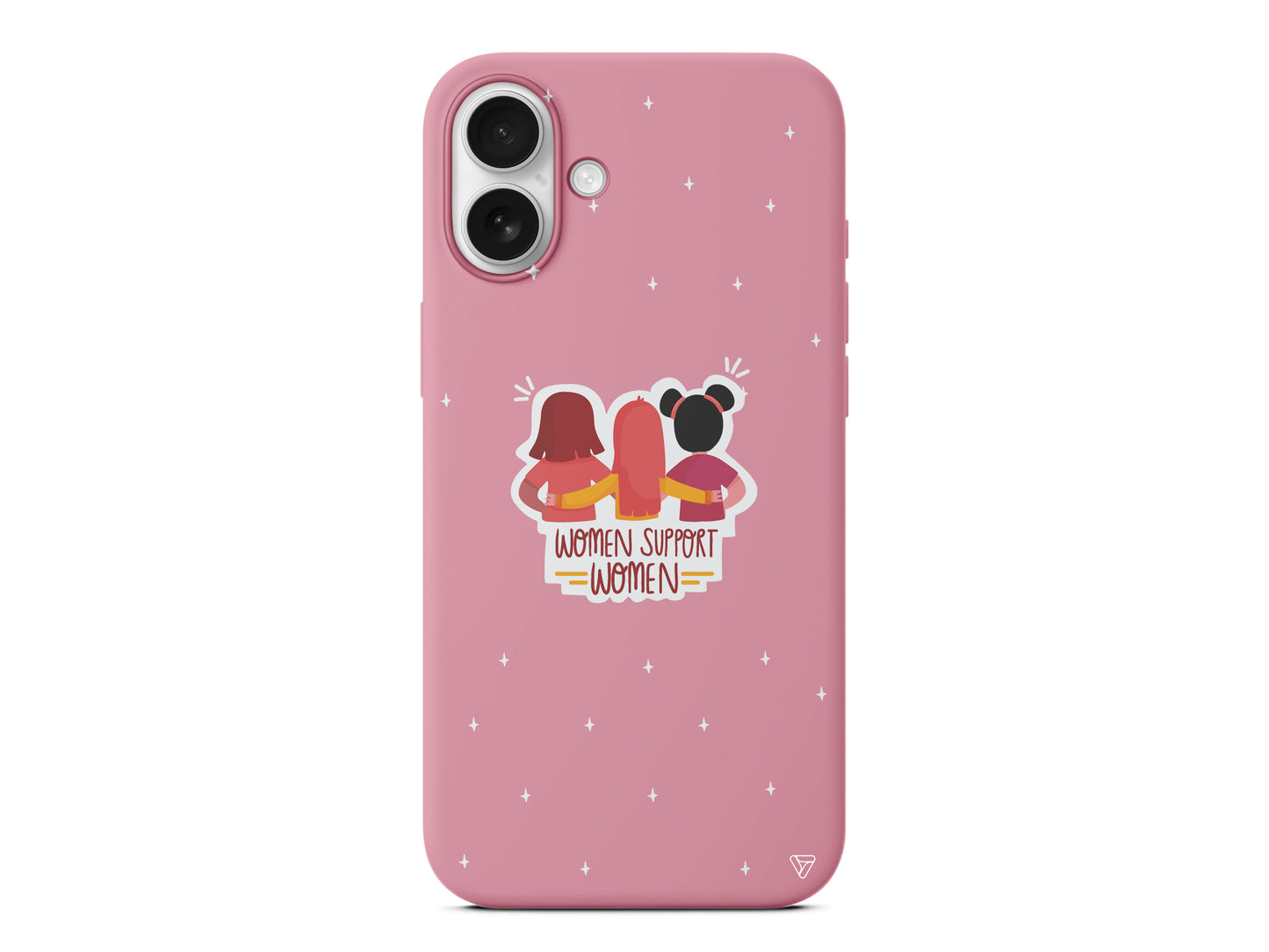 Woman Support Lansman Model İçi Kadife Silikon Telefon Kılıfı