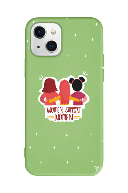 Woman Support Lansman Model İçi Kadife Silikon Telefon Kılıfı – Plus Serisine Özel