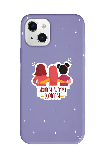 Woman Support Lansman Model İçi Kadife Silikon Telefon Kılıfı – Plus Serisine Özel