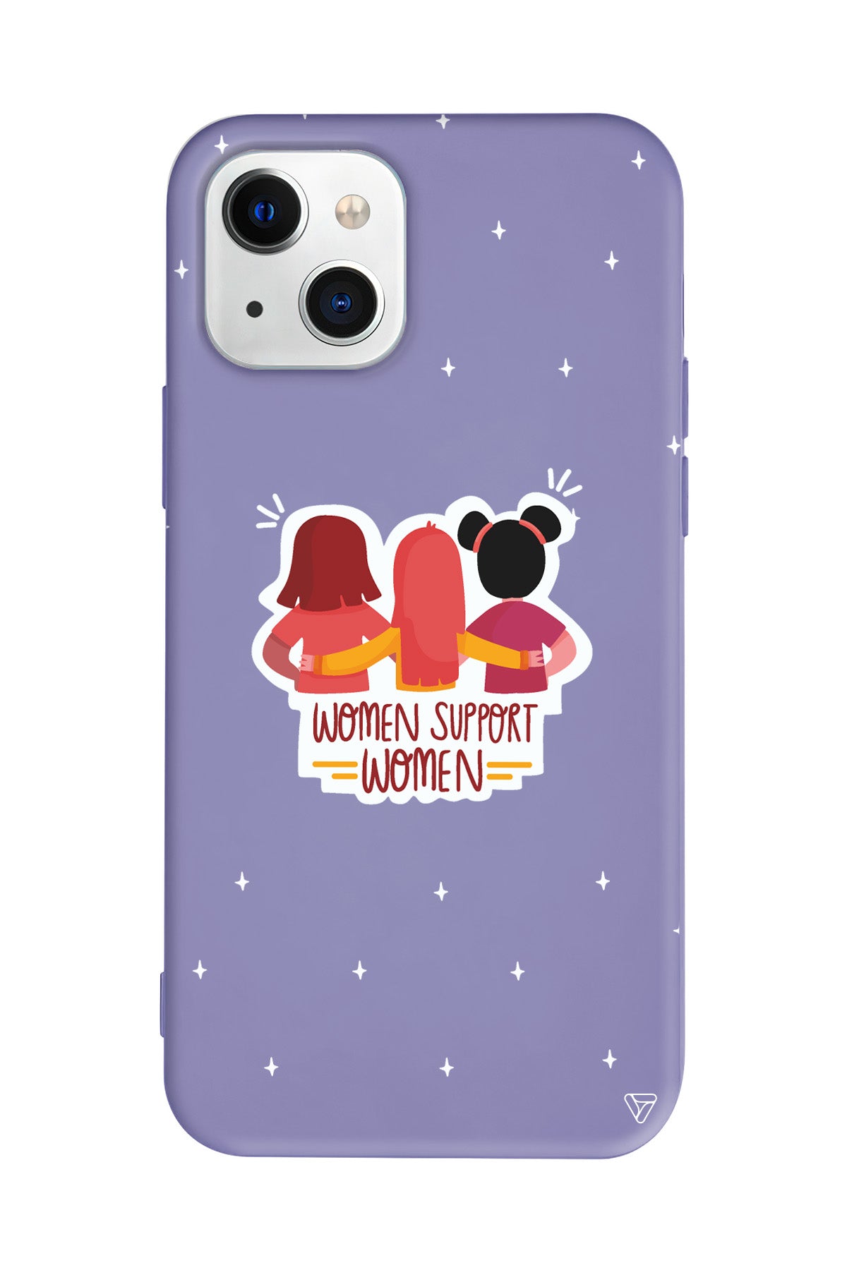 Woman Support Lansman Model İçi Kadife Silikon Telefon Kılıfı