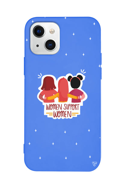 Woman Support Lansman Model İçi Kadife Silikon Telefon Kılıfı