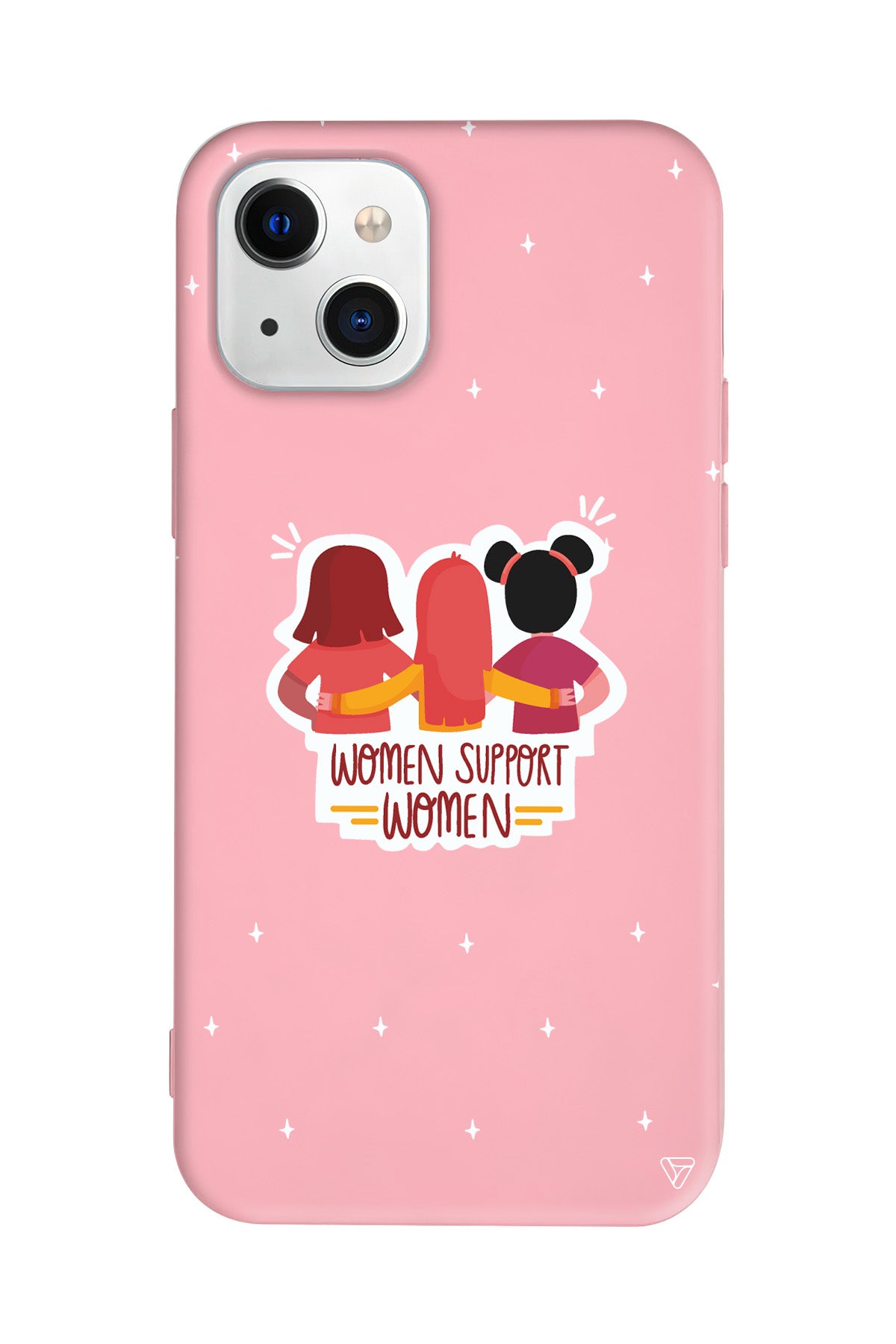 Woman Support Lansman Model İçi Kadife Silikon Telefon Kılıfı