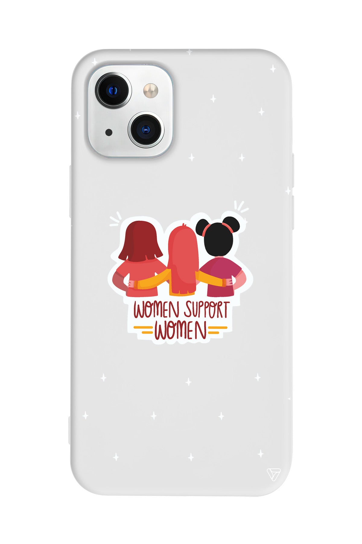 Woman Support Lansman Model İçi Kadife Silikon Telefon Kılıfı