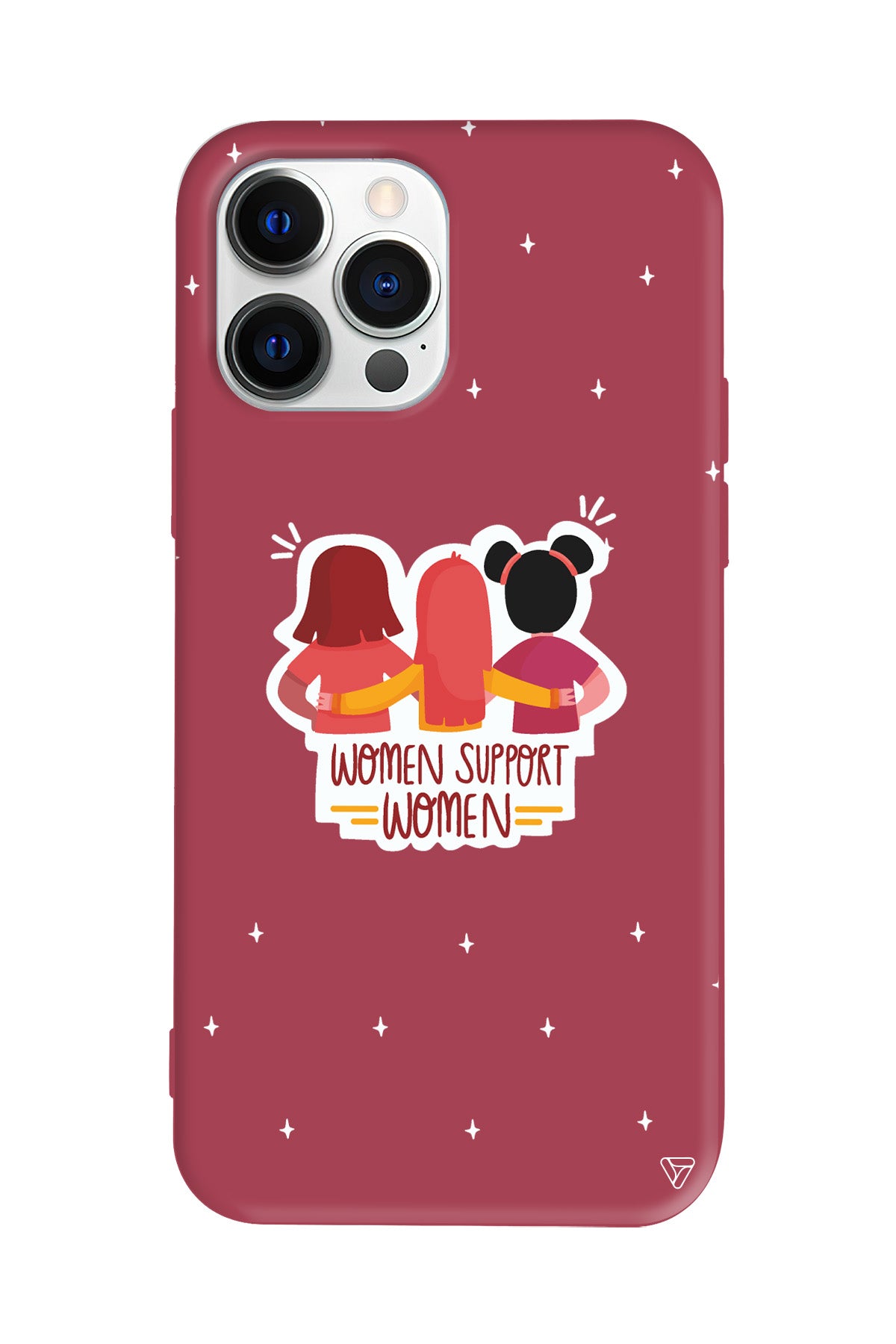 Woman Support Lansman Model İçi Kadife Silikon Telefon Kılıfı