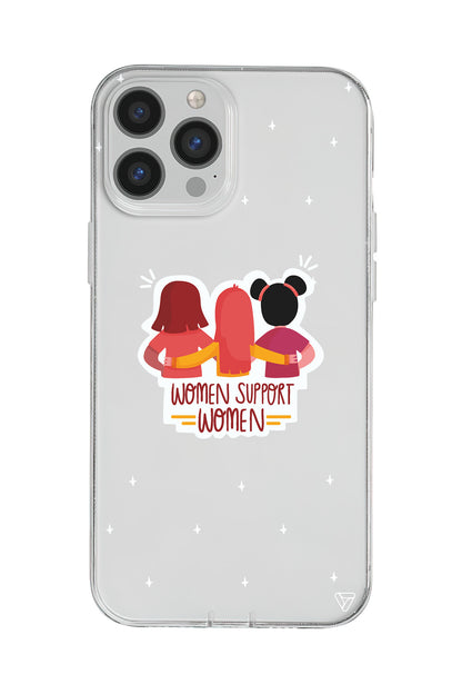 Woman Support Lansman Model İçi Kadife Silikon Telefon Kılıfı