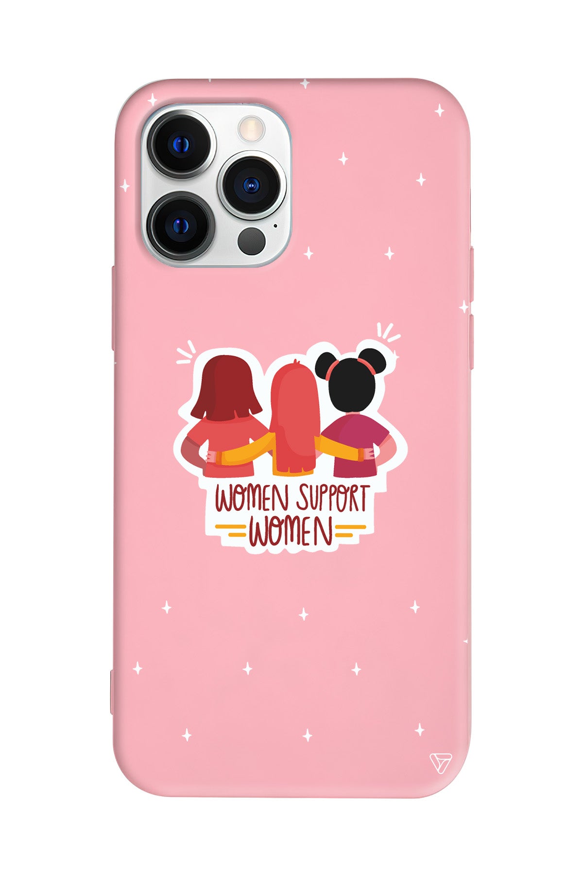 Woman Support Lansman Model İçi Kadife Silikon Telefon Kılıfı