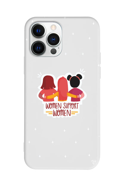 Woman Support Lansman Model İçi Kadife Silikon Telefon Kılıfı