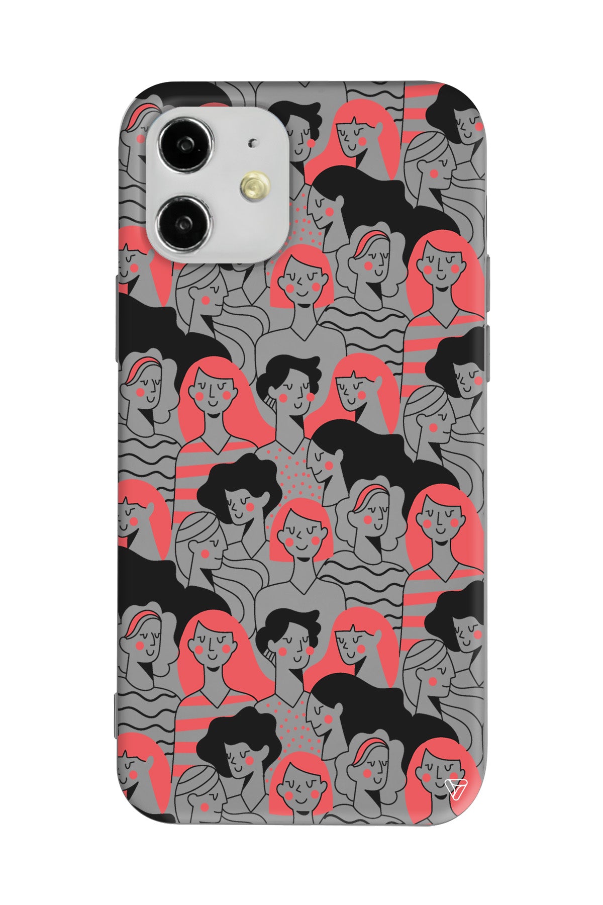 Dunyanin Kadinlari Lansman Model İçi Kadife Silikon Telefon Kılıfı