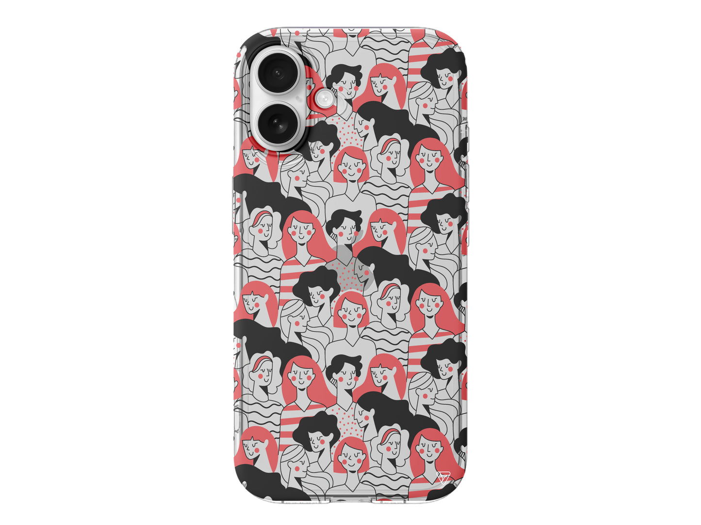 Dunyanin Kadinlari Lansman Model İçi Kadife Silikon Telefon Kılıfı