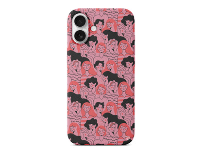 Dunyanin Kadinlari Lansman Model İçi Kadife Silikon Telefon Kılıfı