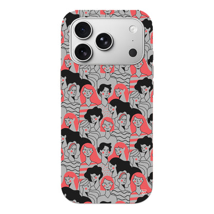 Dunyanin Kadinlari Lansman Model İçi Kadife Silikon Telefon Kılıfı