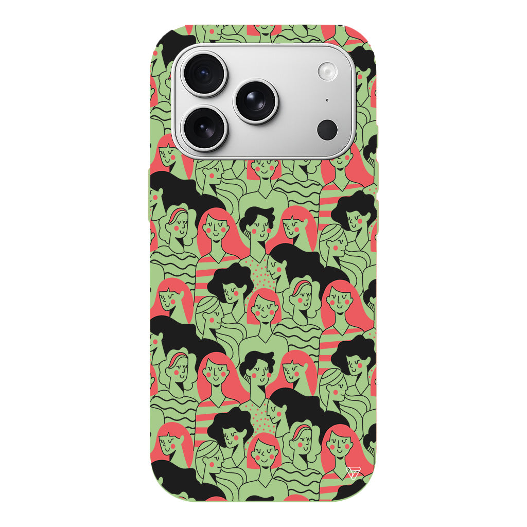 Dunyanin Kadinlari Lansman Model İçi Kadife Silikon Telefon Kılıfı