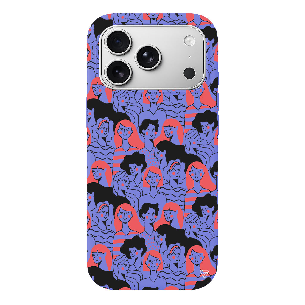 Dunyanin Kadinlari Lansman Model İçi Kadife Silikon Telefon Kılıfı