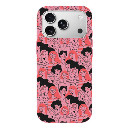 Dunyanin Kadinlari Lansman Model İçi Kadife Silikon Telefon Kılıfı