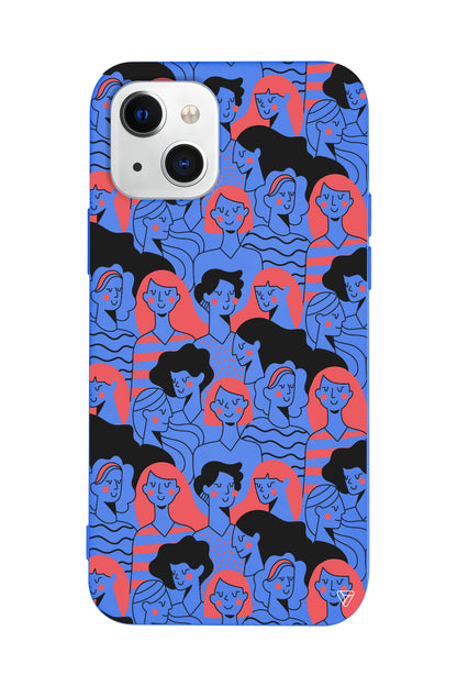 Dunyanin Kadinlari Lansman Model İçi Kadife Silikon Telefon Kılıfı