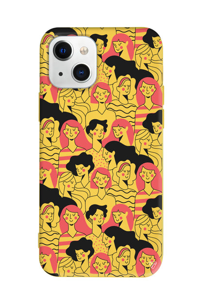 Dunyanin Kadinlari Lansman Model İçi Kadife Silikon Telefon Kılıfı – Plus Serisine Özel