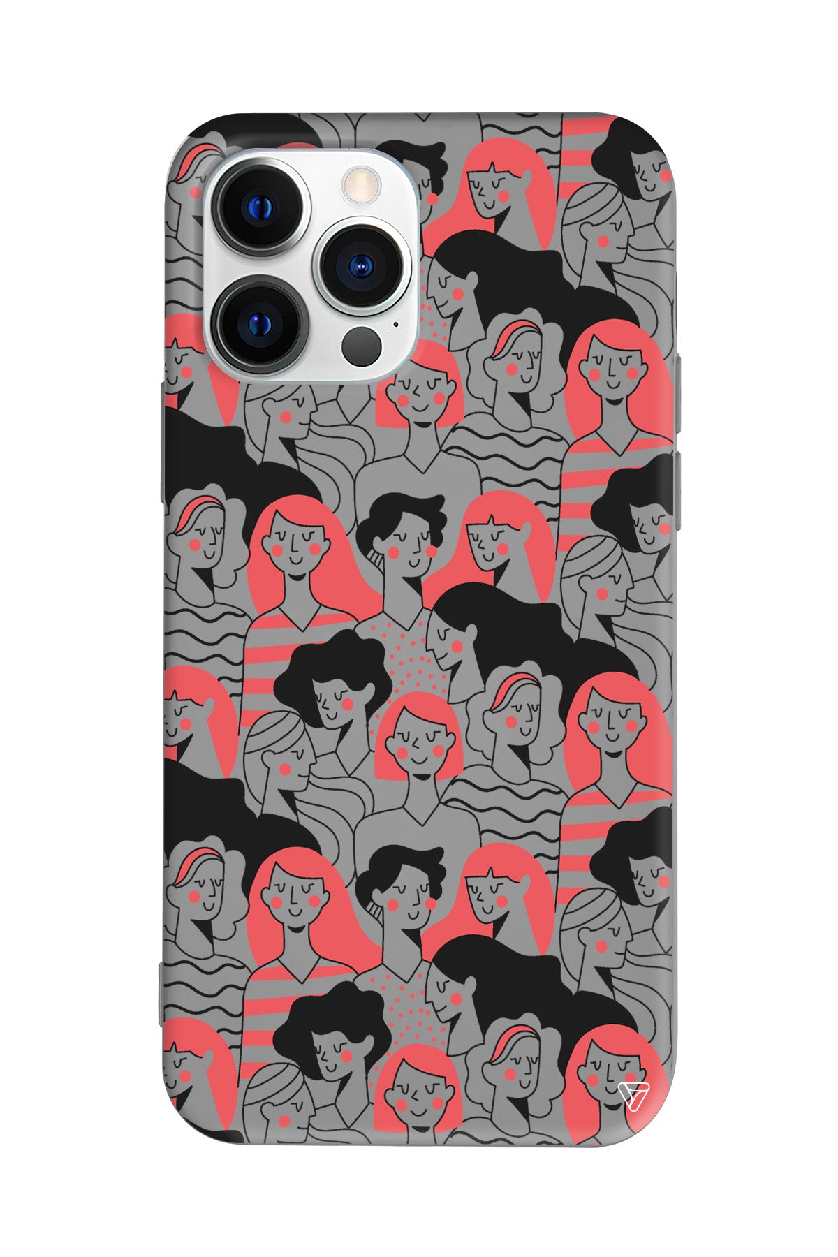 Dunyanin Kadinlari Lansman Model İçi Kadife Silikon Telefon Kılıfı