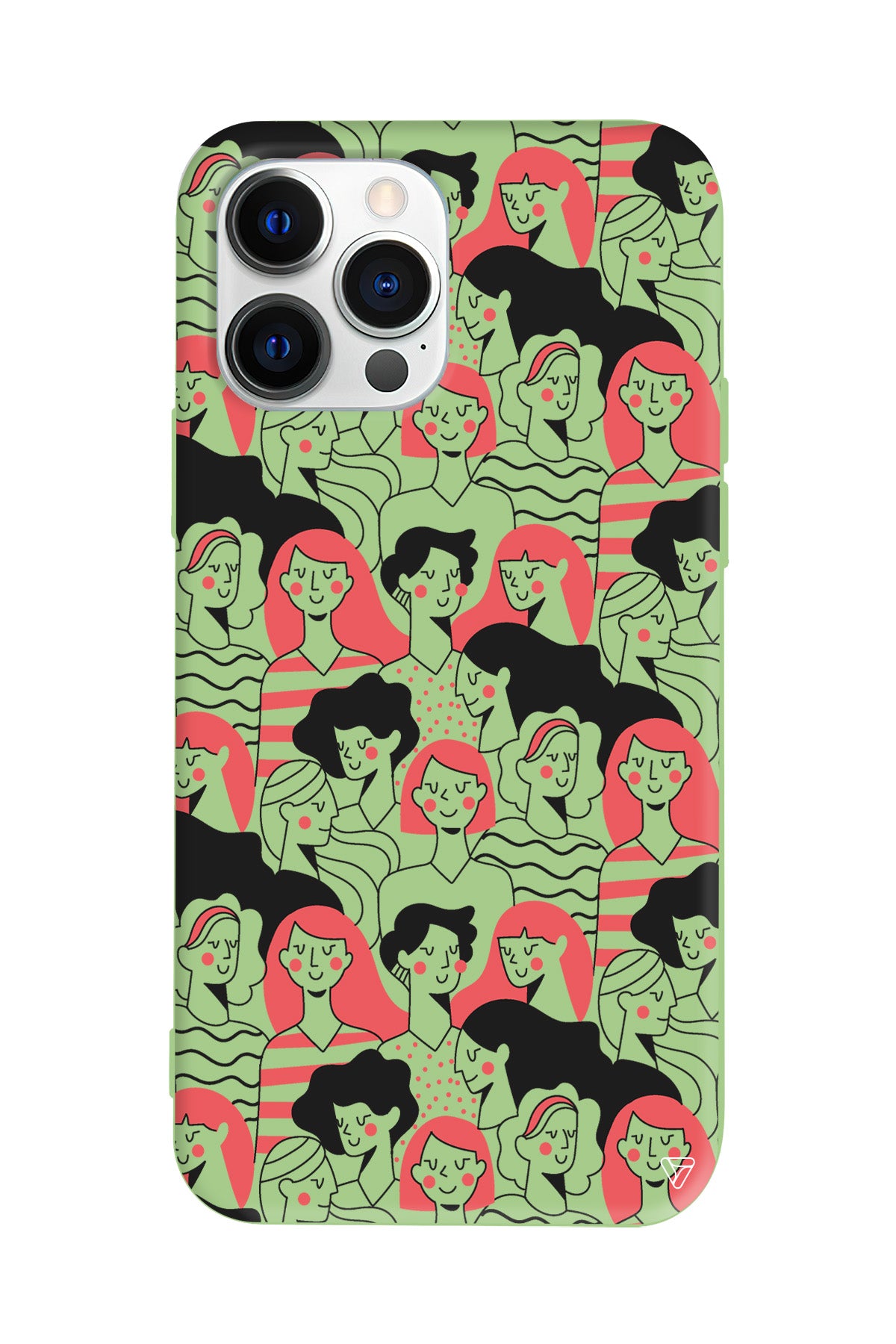 Dunyanin Kadinlari Lansman Model İçi Kadife Silikon Telefon Kılıfı