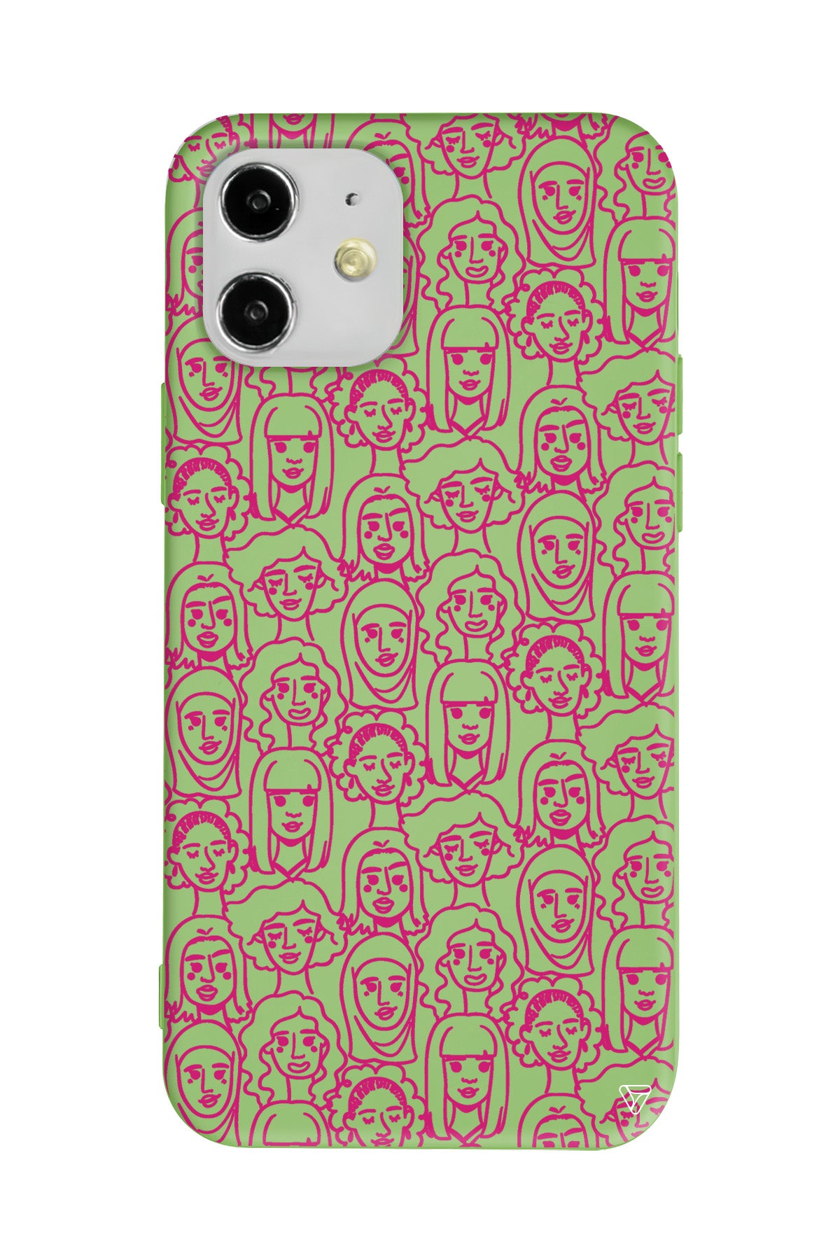 Cizgisel Dunya Lansman Model İçi Kadife Silikon Telefon Kılıfı