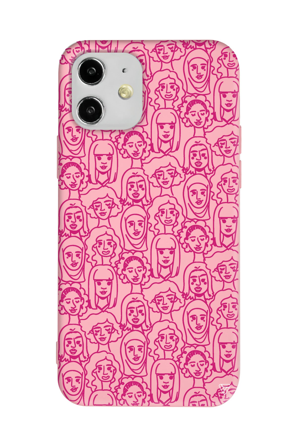 Cizgisel Dunya Lansman Model İçi Kadife Silikon Telefon Kılıfı