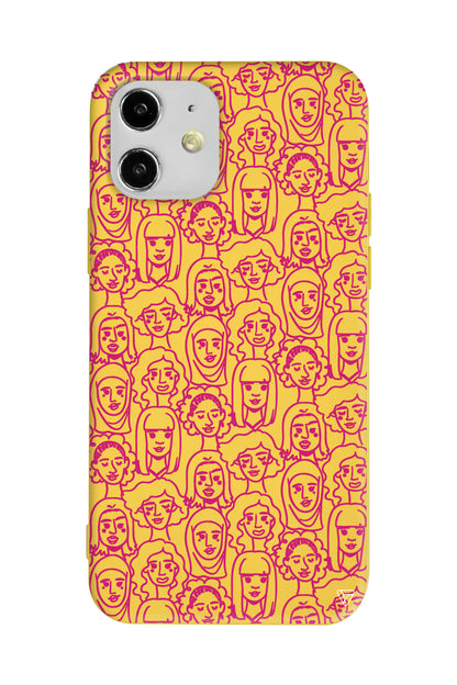 Cizgisel Dunya Lansman Model İçi Kadife Silikon Telefon Kılıfı