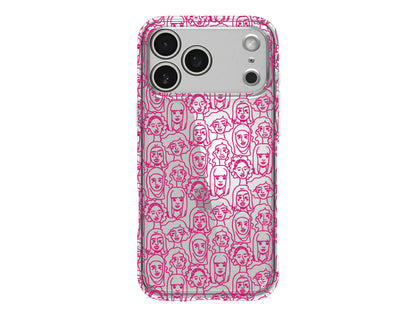 Cizgisel Dunya Lansman Model İçi Kadife Silikon Telefon Kılıfı