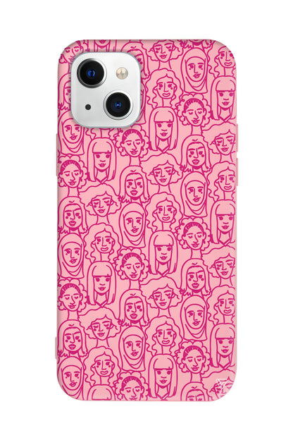 Cizgisel Dunya Lansman Model İçi Kadife Silikon Telefon Kılıfı – Plus Serisine Özel