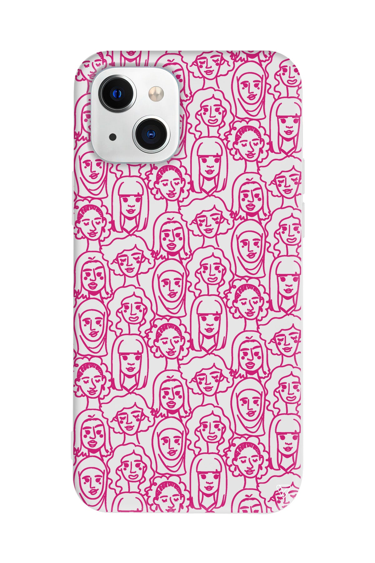 Cizgisel Dunya Lansman Model İçi Kadife Silikon Telefon Kılıfı