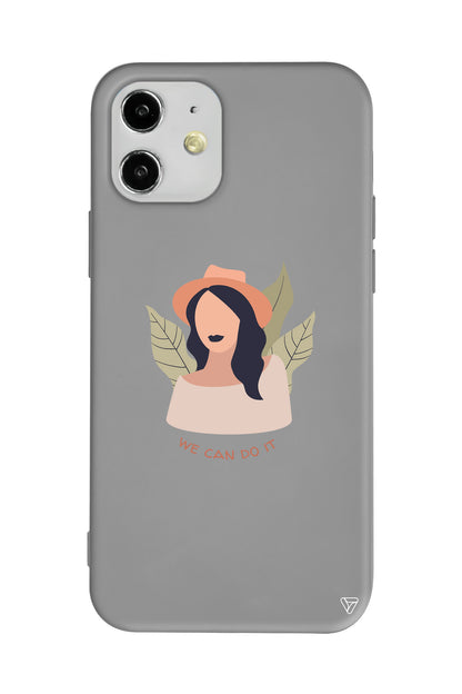 Girl Can Lansman Model İçi Kadife Silikon Telefon Kılıfı