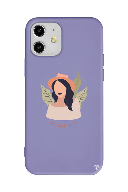 Girl Can Lansman Model İçi Kadife Silikon Telefon Kılıfı