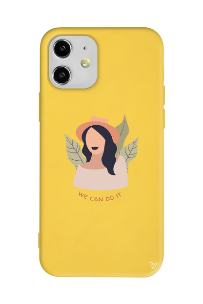 Girl Can Lansman Model İçi Kadife Silikon Telefon Kılıfı